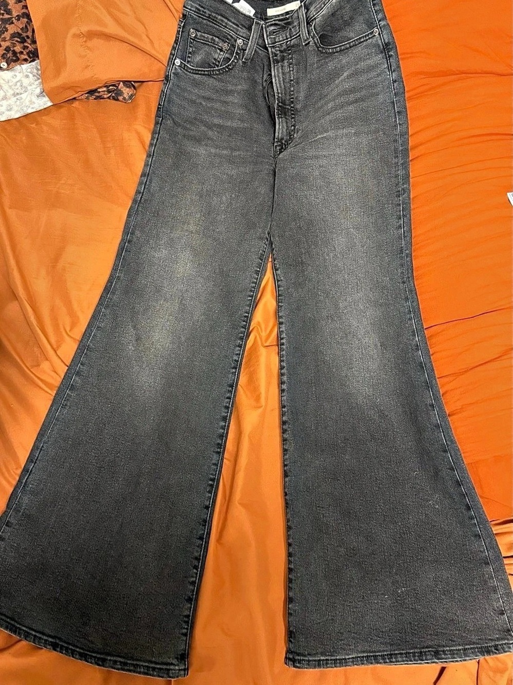 Levi’s high waisted flare jeans
